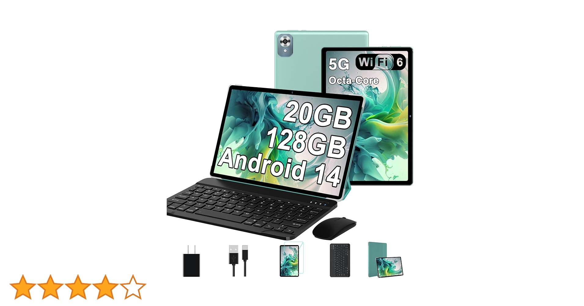 Amazon.co.jp: 2025 Android 14 タブレット キーボード付き 20GB